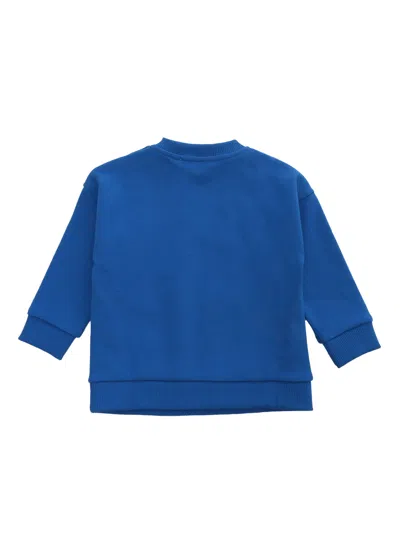 Moschino Blue Sweatshirt In Blue