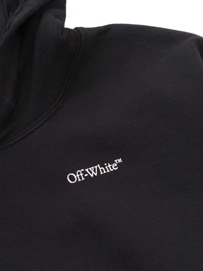 Shop Off-white Black Cropped Sweatshirt