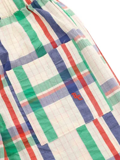 Shop Bobo Choses Madras Check Trousers In Multicolor
