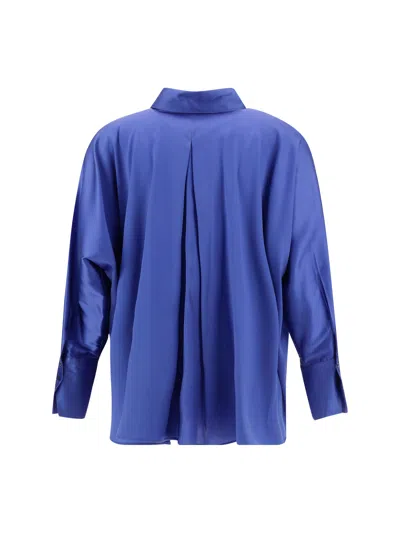 Shop Ella Kimono Shirt In Cobalto 833