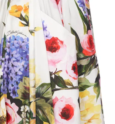 Shop Dolce & Gabbana Garden Print Skirt