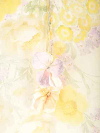 Shop Zimmermann Harmony Floral Print Blouse In Multicolour