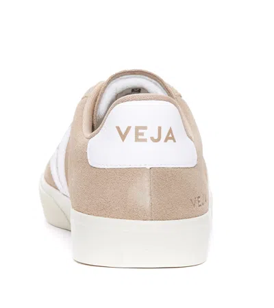Shop Veja Campo Suede Sneakers In Dune_white