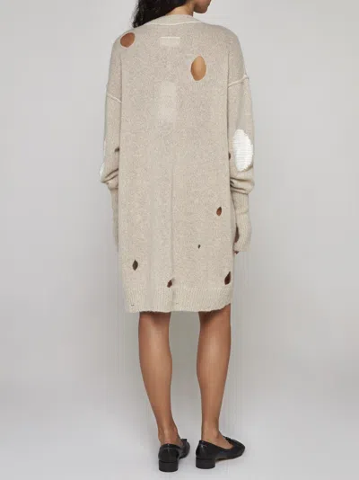 Shop Mm6 Maison Margiela Alpaca-blend Knit Dress In Non Definito