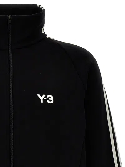 Shop Y-3 Contrast Band Sweatshirt In White/black