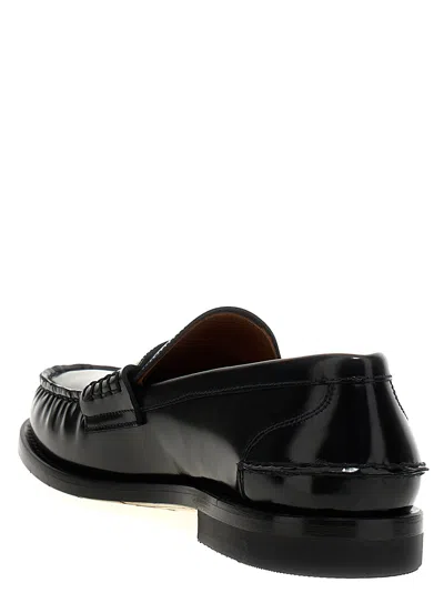 Shop Premiata Tecno Loafers In Black