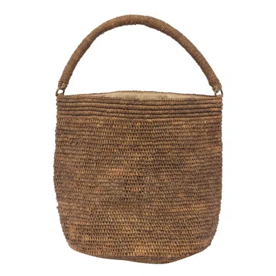 Shop Ibeliv Siny Bucket Bag In Brown