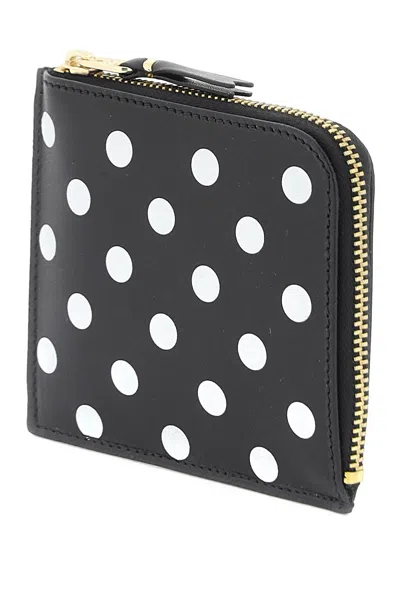 Shop Comme Des Garçons Polka Dots Wallet In Black
