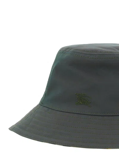 Shop Burberry Bucket Hat In Antique Green