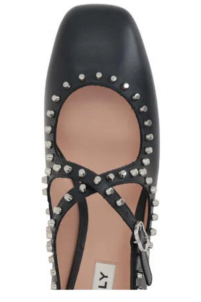Shop Bally Stud-detailed Flat Shoes In .