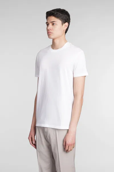 Shop Ballantyne T-shirt In White Cotton