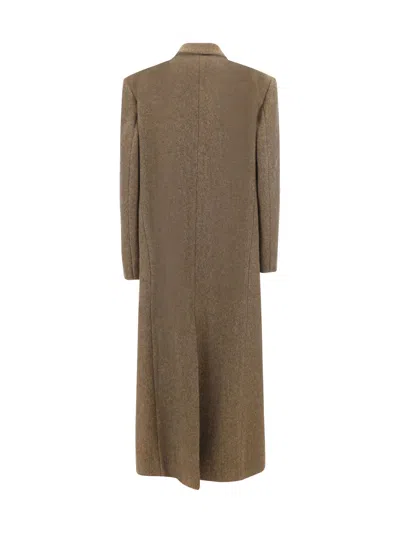 Shop The Row Dhani Coat In Brown Grass