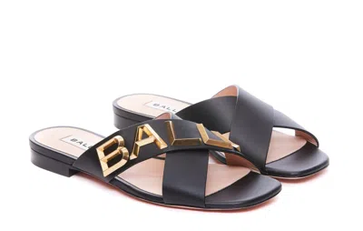 Shop Bally Larise Flat Sandals In .