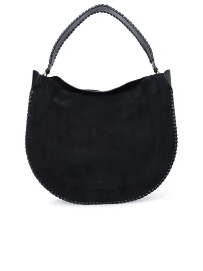 Shop Isabel Marant Oskan Black Leather Bag