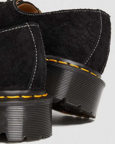 Dr. Martens 1461 Bex Made In England Emboss Suede Oxford Shoes In Black