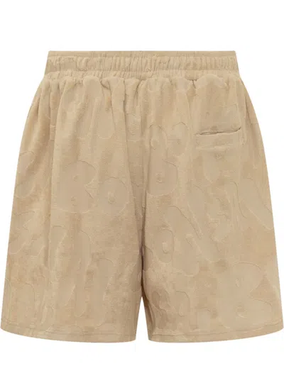 Shop Bonsai Terry Cloth Short Pants In Beige
