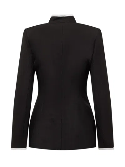 Shop Casablanca Tailored Jacket In Black