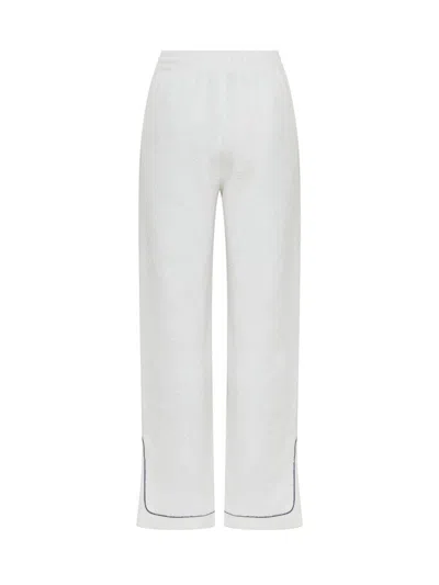 Shop Casablanca Terry Pants In White
