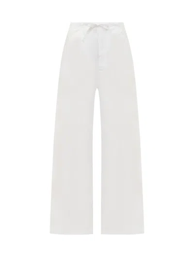 Shop Darkpark Daisy Milit Pants In White