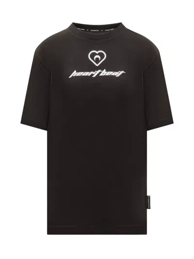 Shop Marine Serre T-shirt In Black