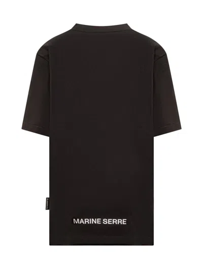 Shop Marine Serre T-shirt In Black