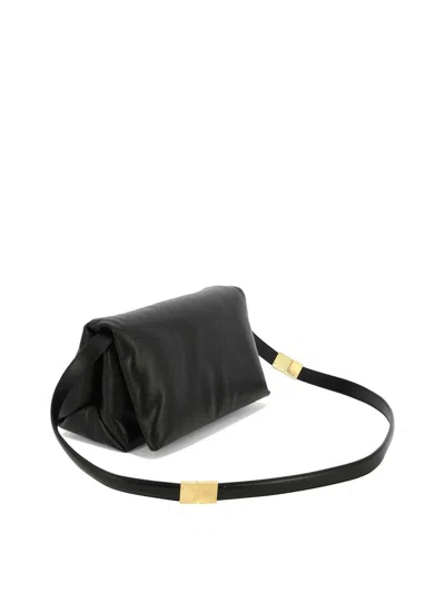 Shop Marni "prisma" Shoulder Bag In Black
