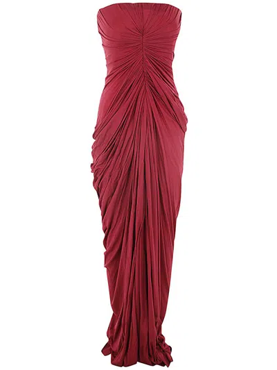Shop Rick Owens Radiance Bustier Gown Clothing In Red