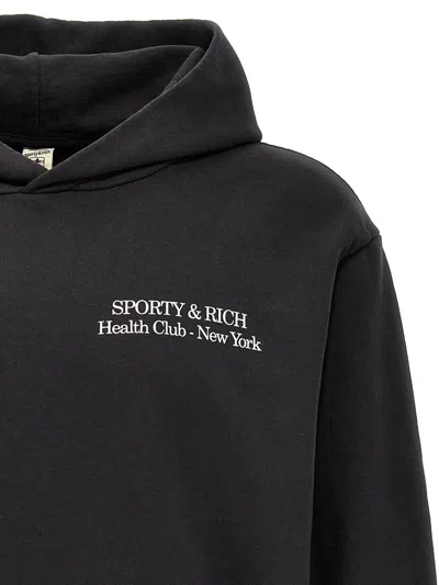 Shop Sporty And Rich Sporty & Rich 'drink More Water' Hoodie In White/black