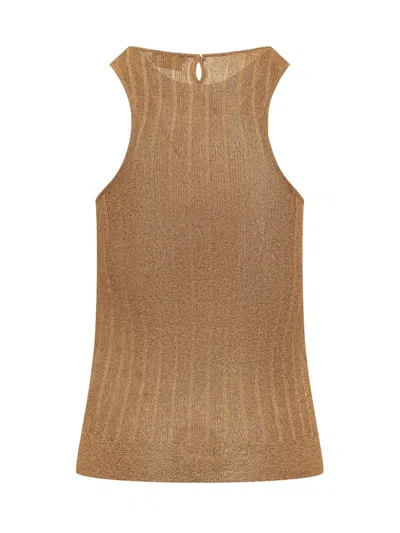 Shop Tom Ford Knitted Tops In Gold