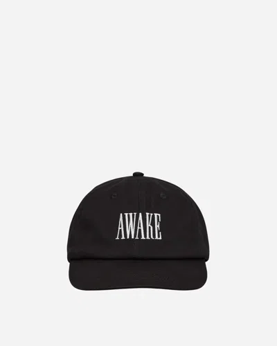 Shop Awake Ny Embroidered Logo Hat In Black