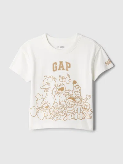 Shop Gap Baby Sesame Street T-shirt In Off White