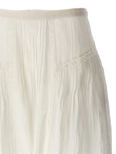 Shop Isabel Marant Étoile 'jorena' Skirt In White
