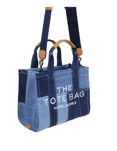 Shop Marc Jacobs Cotton Denim Handbag In Blue Denim