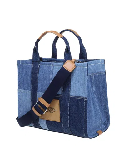 Shop Marc Jacobs Handbag In Cotton Denim In Blue Denim