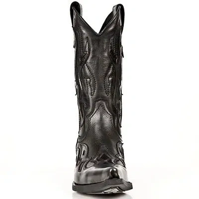 Pre-owned New Rock Rock Boots Unisex Punk Gothic Stiefel - Style 7921 S3 Silber