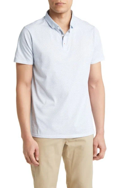 Shop Stone Rose Performance Jersey Polo In White