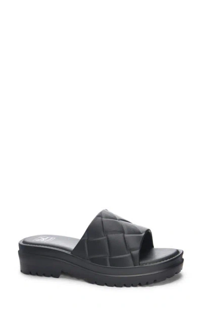 Shop Dirty Laundry Lightning Slide Sandal In Black