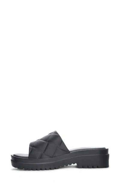 Dirty Laundry Lightning Slide Sandal In Black