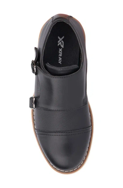 Shop X-ray Xray Kids' Michael Double Monk Strap Loafer In Black