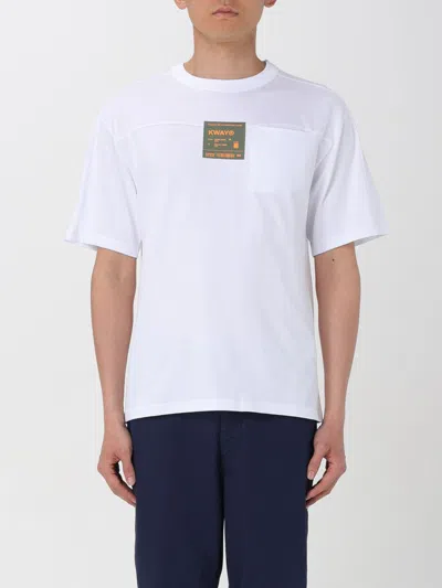K-way T-shirt  Men Color White In White