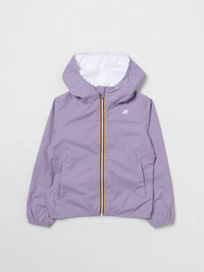 K-way Jacket  Kids Color Lilac In Lilac