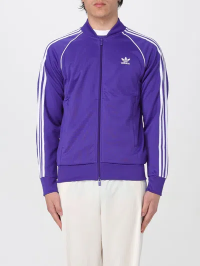 Shop Adidas Originals Sweatshirt  Men Color Violet