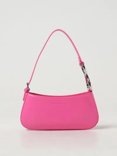Chiara Ferragni Cfloop' Pink Polyester Bag In Fuchsia