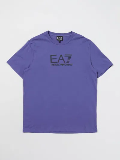 T恤 EA7 儿童 颜色 皇家蓝