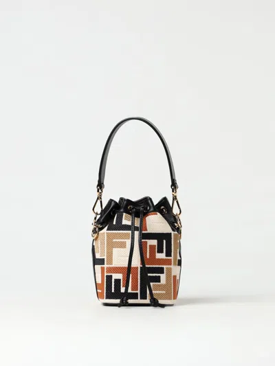 Shop Fendi Mini Bag  Woman In Beige