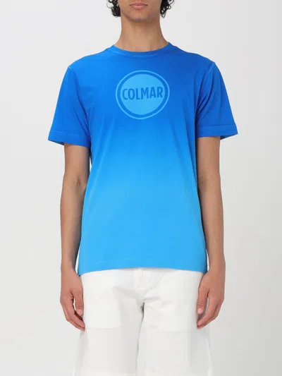 Shop Colmar T-shirt  Men Color Gnawed Blue