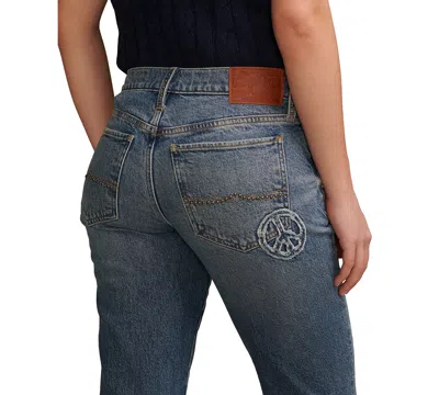 Shop Lucky Brand Women's Lucky Legend Peace Easy Rider Bootcut Jeans In Liberation