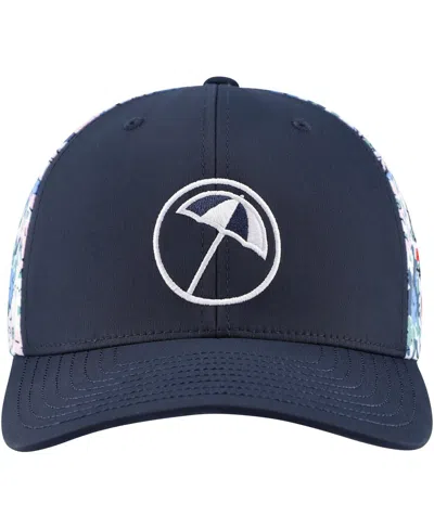 Shop Puma Men's  Navy Arnold Palmer Invitational Floral Tech Flexfit Adjustable Hat