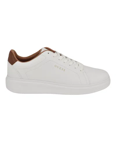 Shop Guess Originals Men's Caldy Lace Up Casual Fashion Sneakers In White
