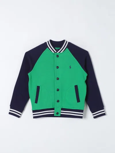 Shop Polo Ralph Lauren Jacket  Kids Color Green
